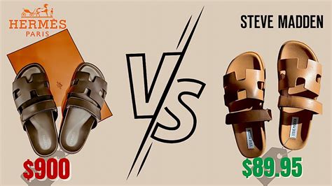 white hermes dupe sandals|hermes sandals vs steve madden.